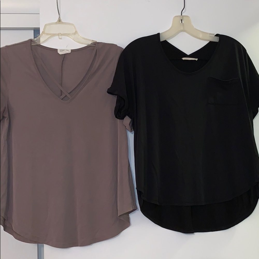 2 size medium tops - read description
